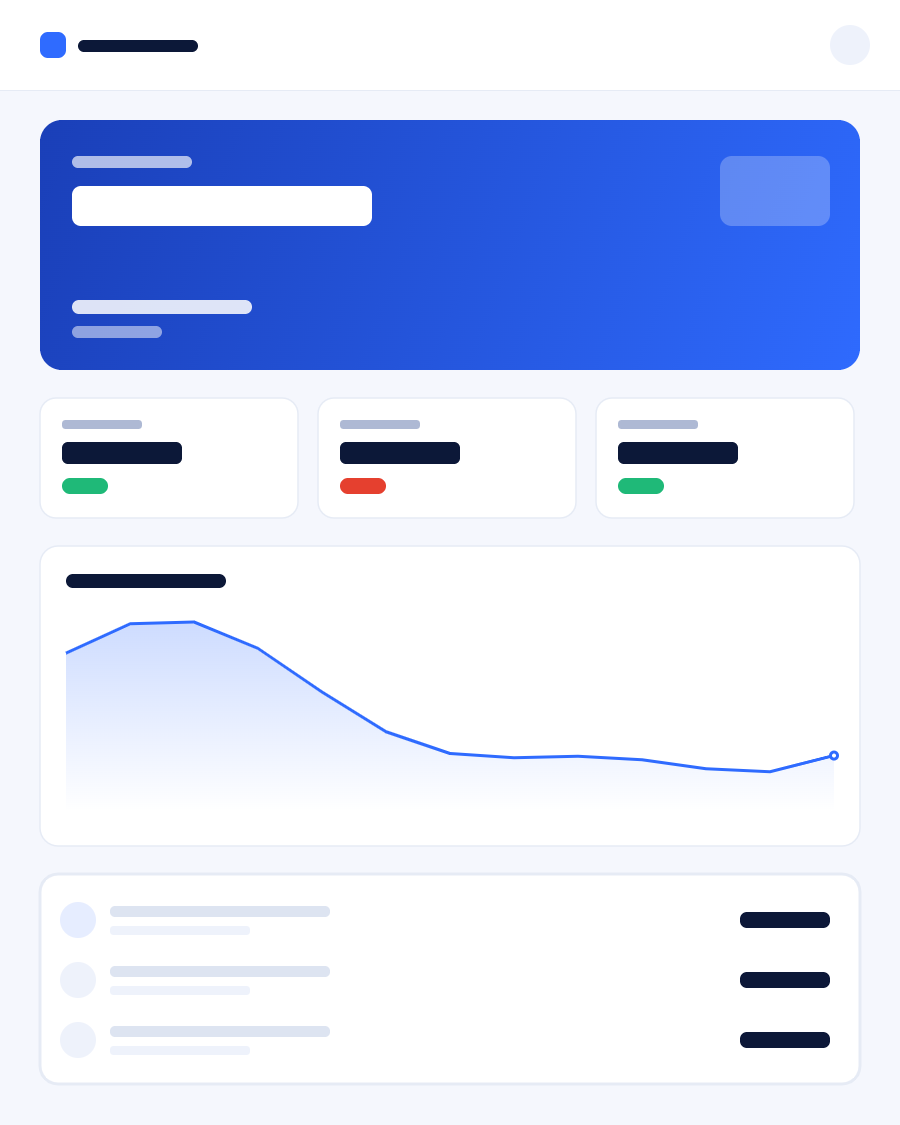 Ledgerly — banking dashboard